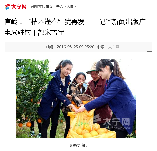 20160825大宁网报道我院校友、驻村干部宋雪宇先进事迹.png